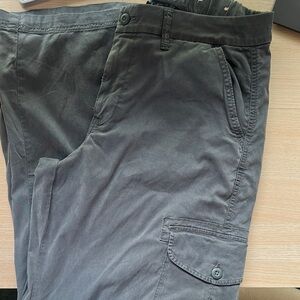 American Eagle Outfitters Gray Wide Leg Jumpsuit